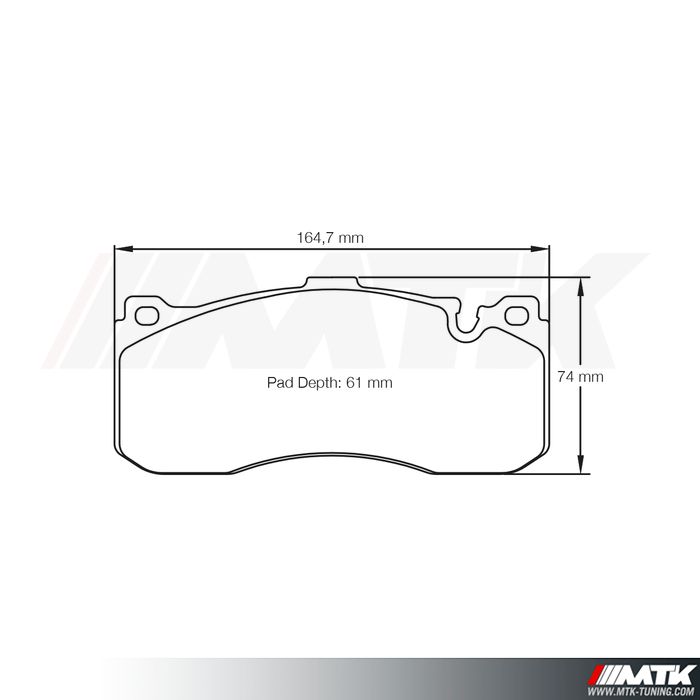 Plaquettes Racing Pagid Jaune RSL 8084