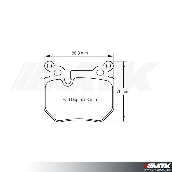 Plaquettes Racing Pagid Jaune RSL29 8085