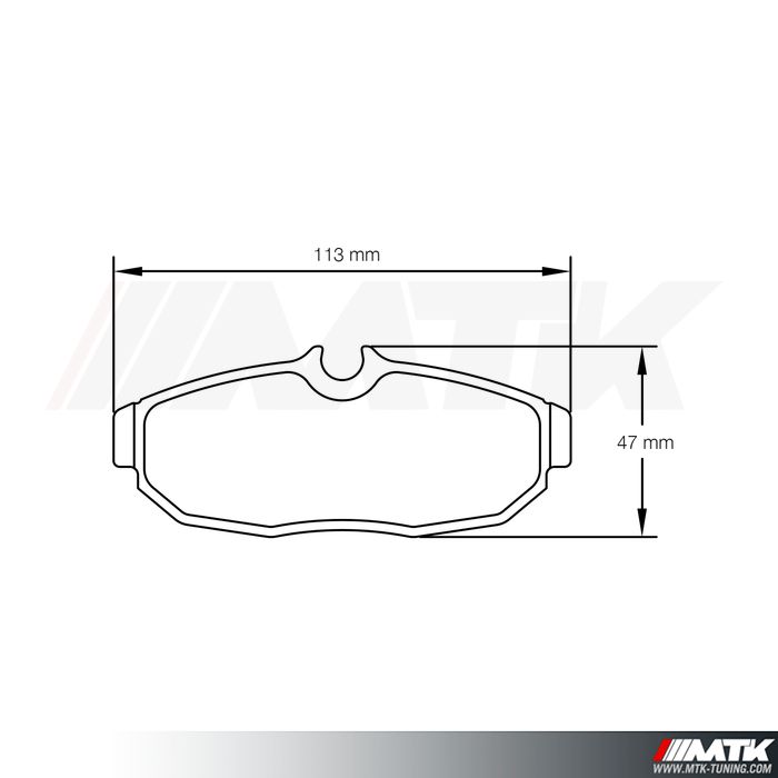 Plaquettes Racing Pagid Jaune RSL29 8113