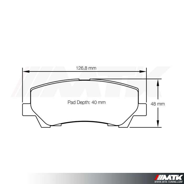 Plaquettes Racing Pagid Jaune RSL29 8204