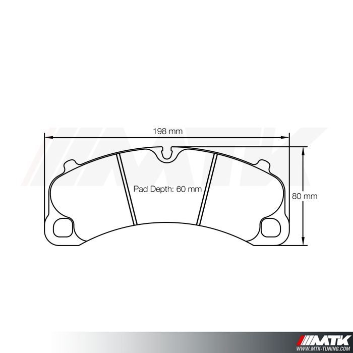 Plaquettes Racing Pagid Jaune RSL1 8235