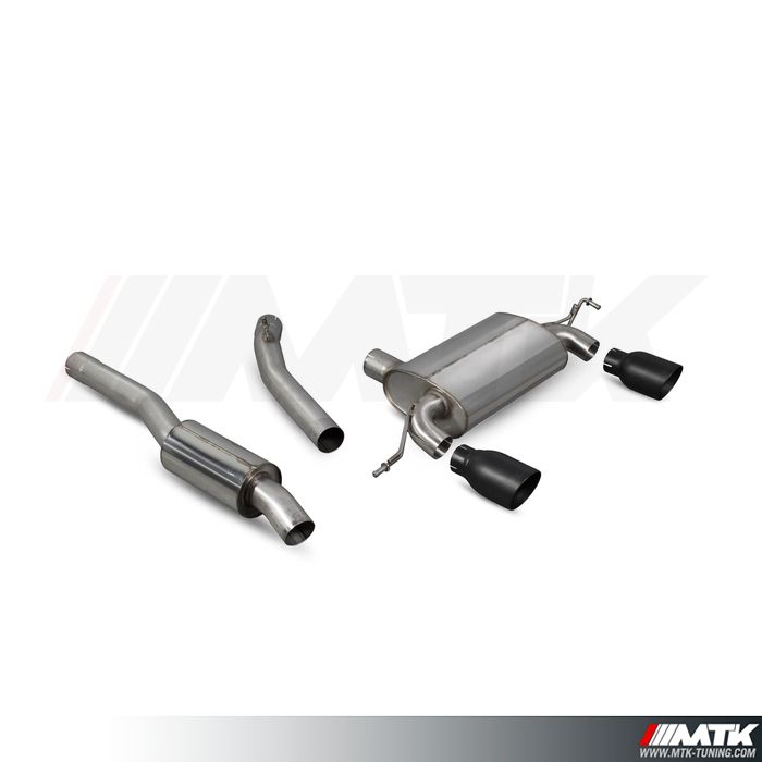 Catback Scorpion avec silencieux intermediaire Audi TT 8N Quattro 180 - 225