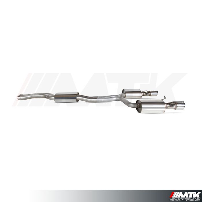 Catback Scorpion avec silencieux intermédiaire Audi S4 S5 3.0 TFSI B8 B8.5