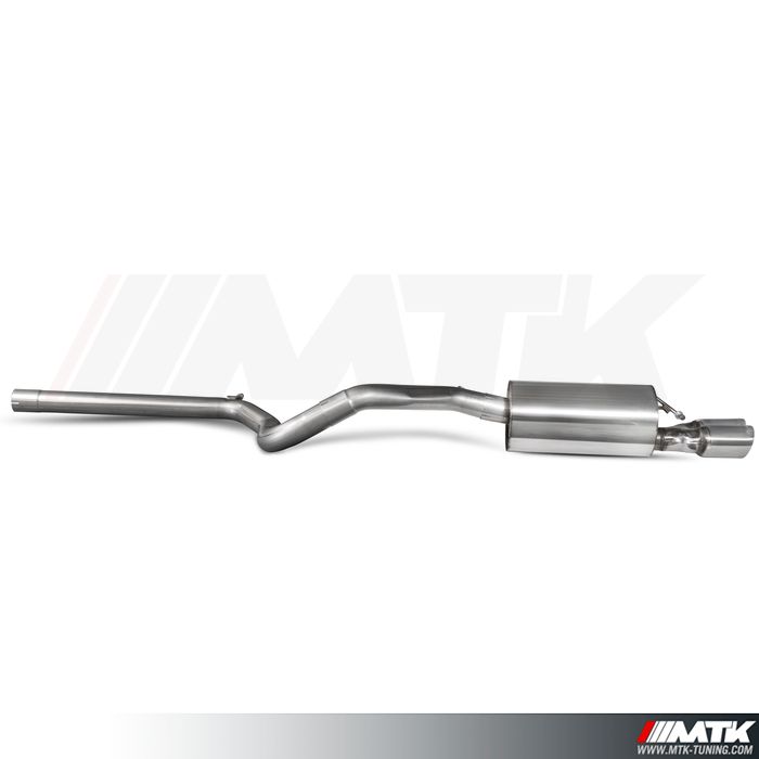 Catback Scorpion avec tube intermediaire Volkswagen Polo Gti 6C