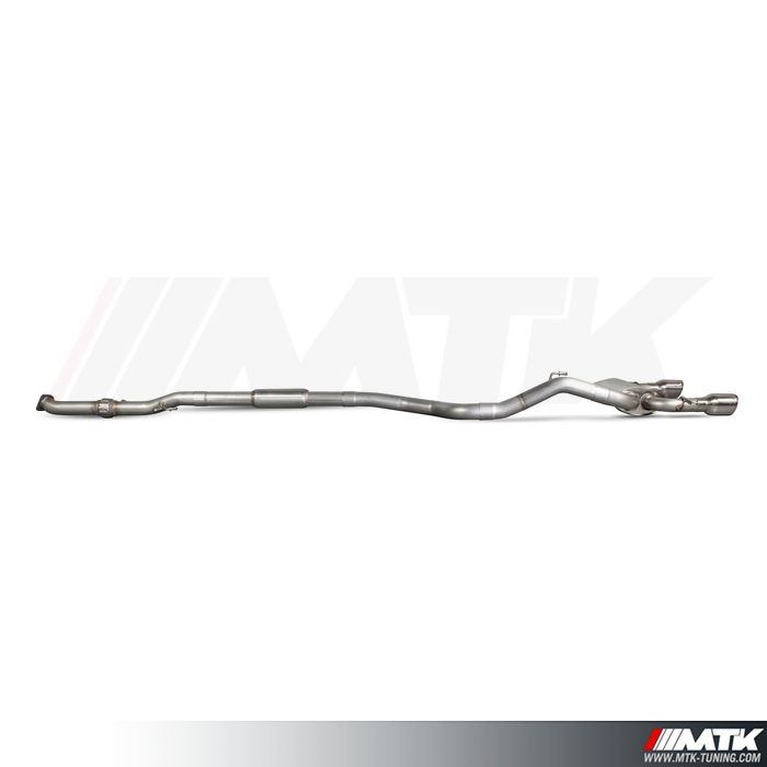 Catback Scorpion avec silencieux intermediaire Opel Corsa E OPC
