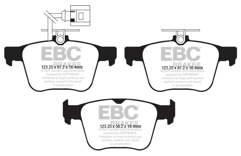 Plaquettes arrière EBC Brakes Audi RS3 (8V)