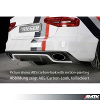 Diffuseur RIEGER Audi A4 S4 B8 berline, break
