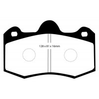 Plaquettes avant EBC Brakes Seat Ibiza 6L Cupra