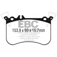 Plaquettes avant EBC Brakes Mercedes-Benz Classe A45 AMG W176