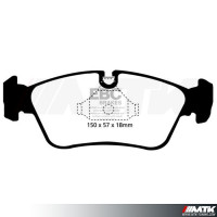 Plaquettes avant EBC Brakes Bmw Serie 3 E46