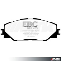 2013 ON EBC Ultimax Avant Plaquettes de frein pour Toyota Rav 4 2.2 TD