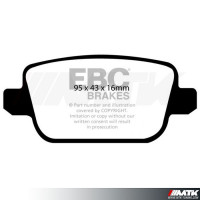 Plaquettes arrière EBC Brakes Ford S-Max