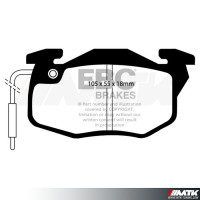 Plaquettes avant EBC Brakes Peugeot 205