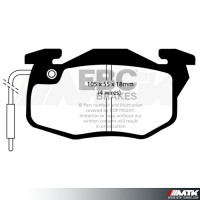 Plaquettes avant EBC Brakes Peugeot 106