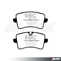Plaquettes arrière EBC Brakes Audi RS4 (B8)