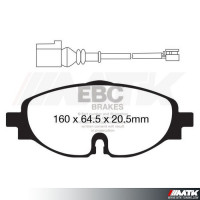 Plaquettes avant EBC Brakes Volkswagen Golf 7 GTI