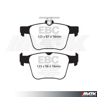 Plaquettes arrière EBC Brakes VW Golf 7 R - GTI CS