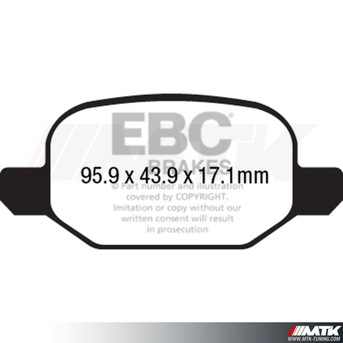 Plaquettes De Frein VTT EBC CFA 386 - Pour Hope Mono Mini - Neuves