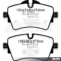 Plaquettes avant EBC Brakes Mini Mini Cooper S F55 - F56