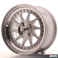 Japan Racing JR26 15x8 ET15 Machined Face Silver