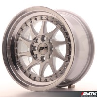 Japan Racing JR26 15x8 ET25 Machined Face Silver