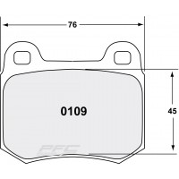 Plaquettes Arrière PFC 11 Subaru Impreza WRX STI
