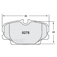 Plaquettes Avant PFC 11 BMW Serie 3 E30