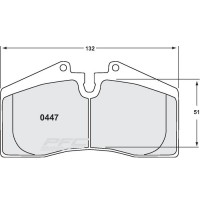 Plaquette Avant PFC Z rated Porsche 911 type 993