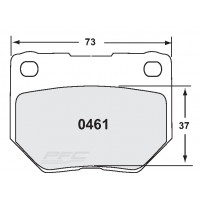 Plaquettes Arrière PFC 11 Subaru Impreza GT - WRX