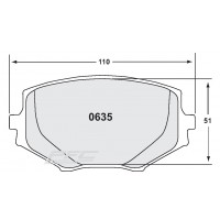 Plaquettes Avant PFC 11 Mazda MX-5 NA/NB