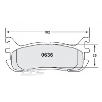 Plaquettes Arrière PFC 11 Mazda MX-5 NA/NB