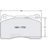 Plaquette Avant PFC Z rated Seat Leon 5F Cupra