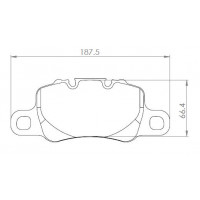 Plaquettes Arriere  PFC 11 Porsche 996 GT3