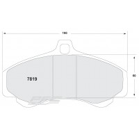 Plaquettes Avant PFC 11 Porsche 996 Turbo