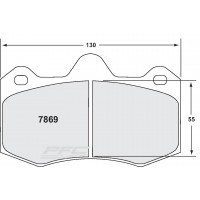 Plaquettes Avant PFC 08 Lotus Lotus Exige V6