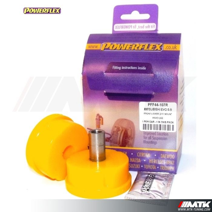 Powerflex Moteur Support Avant Inférieure Bush Pour Mitsubishi Lancer Evo 4 5 /& 6 RS//GSR