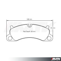 Plaquettes Racing Pagid Jaune RSL 4922