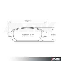 Plaquettes Racing Pagid Bleu RS 4939 Astra J OPC