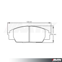 Plaquettes Racing Pagid Jaune RSL 8010