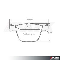 Plaquettes Racing Pagid Jaune RSL 8021