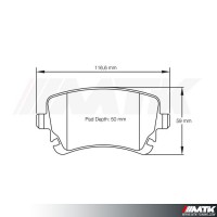 Plaquettes Racing Pagid Jaune RSL 8039