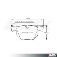 Plaquettes Racing Pagid Jaune RSL 8051