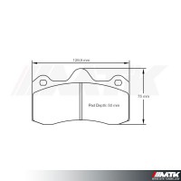 Plaquettes Racing Pagid Jaune RSL 8214