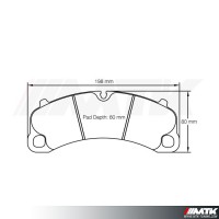 Plaquettes Racing Pagid Jaune RSL 8235
