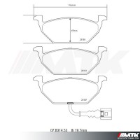 Plaquettes de frein Brembo HP2000 07.B314.53