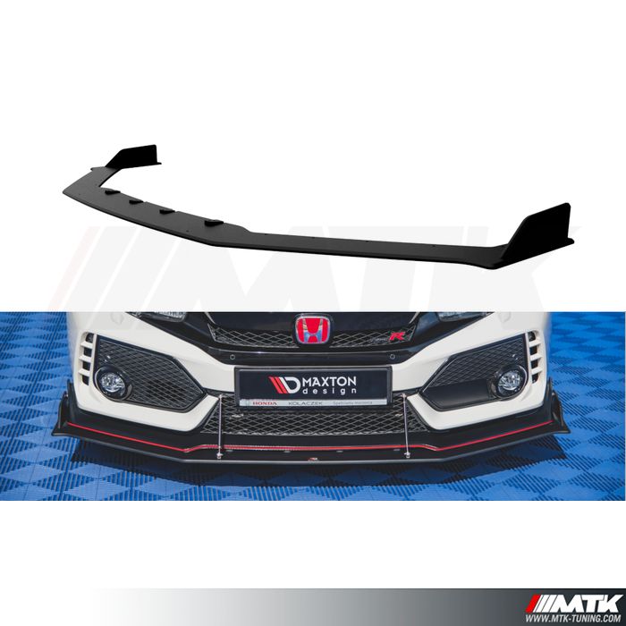 Lame avant Maxton Honda Civic Type-R FK8