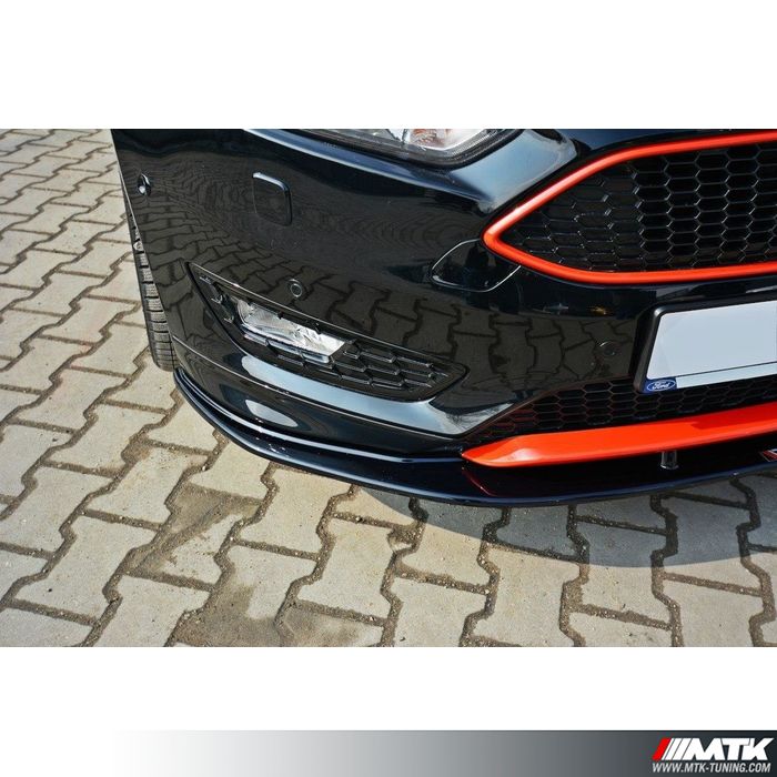 Lame Sport Avant Maxton V.3 Pour Ford Focus ST Mk3 FL - Pare-chocs Avant, Style Agressif