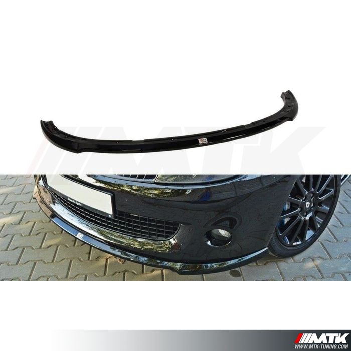 Lame pare choc avant Maxton pour Renault Clio III RS