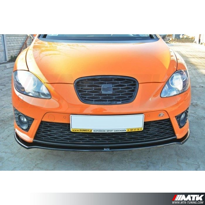 Splitter Avant Tuning Seat Leon Cupra 5F ST – Lèvre Noire Brillante