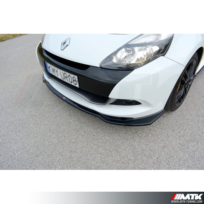 Lame pare choc avant Maxton pour Renault Clio III RS Ph2